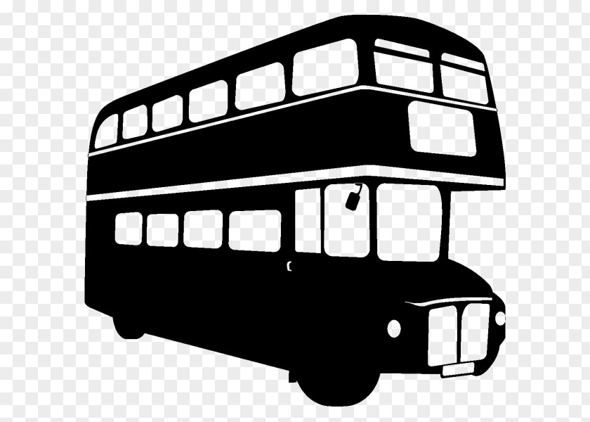 London Bus Wall Decal Sticker PNG