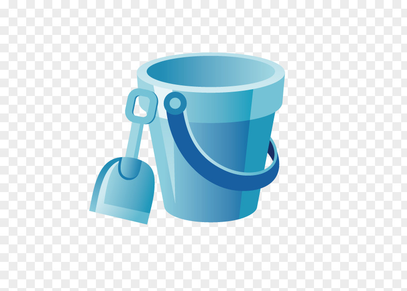 Pail And Shovel Toy Illustration PNG