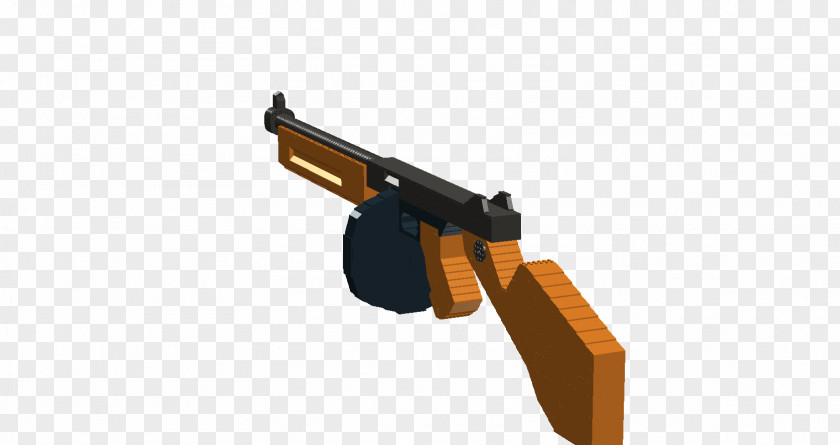 Submachine Trigger Firearm LEGO Thompson Gun PNG