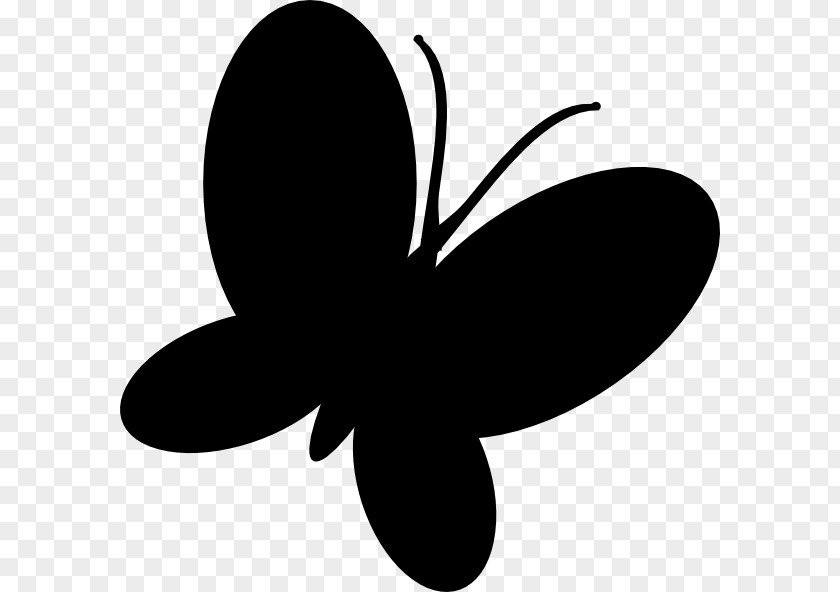 Brush-footed Butterflies Clip Art Silhouette Leaf PNG