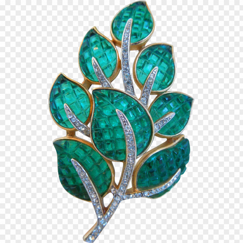 Emerald Turquoise Brooch Body Jewellery PNG