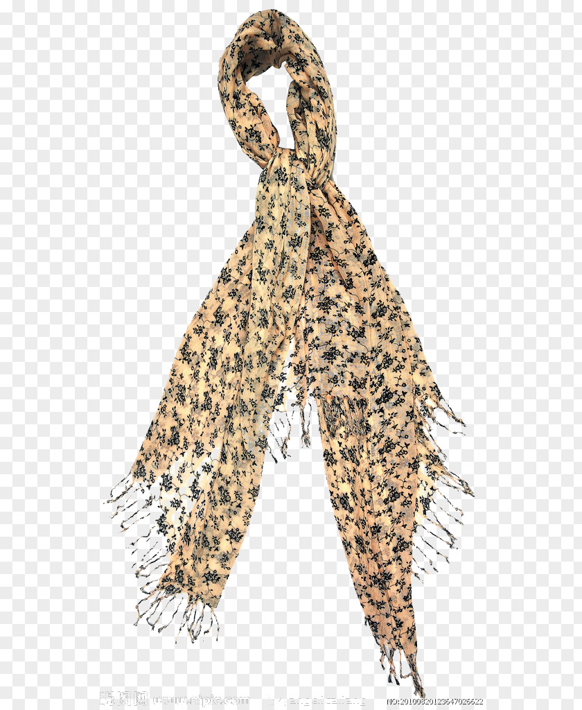 Leopard Scarf Foulard Icon PNG