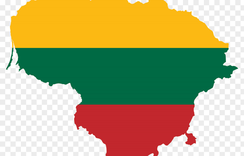 Map Flag Of Lithuania Royalty-free PNG