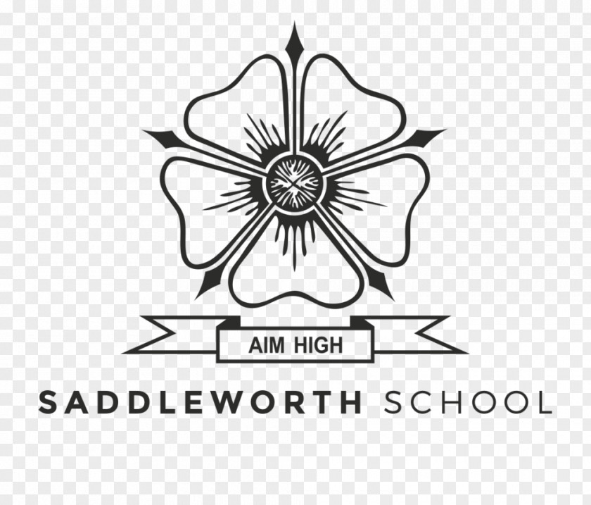 Alternative Saddleworth School Logo Font PNG
