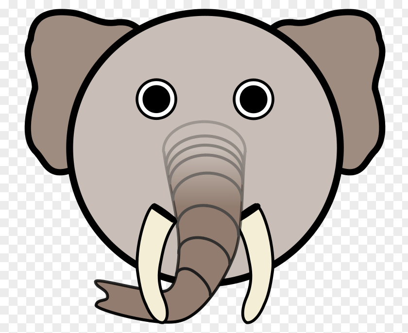 Elephant Pictures Cartoon Face Animal Clip Art PNG