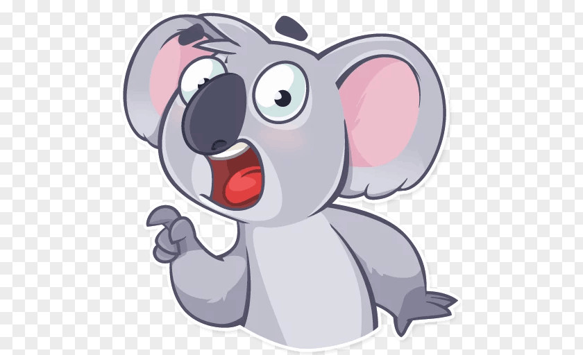 Koala Bear Sticker Telegram Clip Art PNG