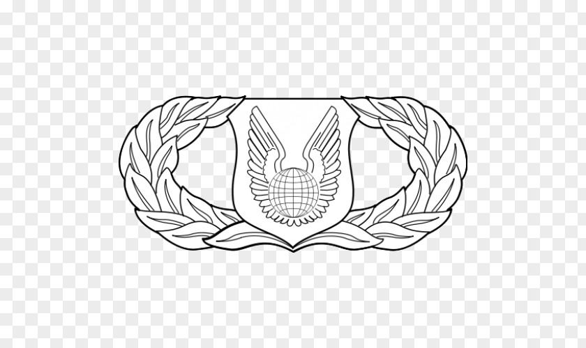 Military Badges Of The United States Air Force Space Operations Badge U.S. Aeronautical Rating PNG