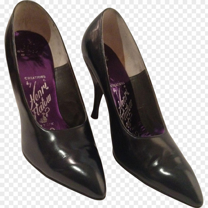 Navy Blue High Heel Shoes For Women Purple Court Shoe Hardware Pumps PNG