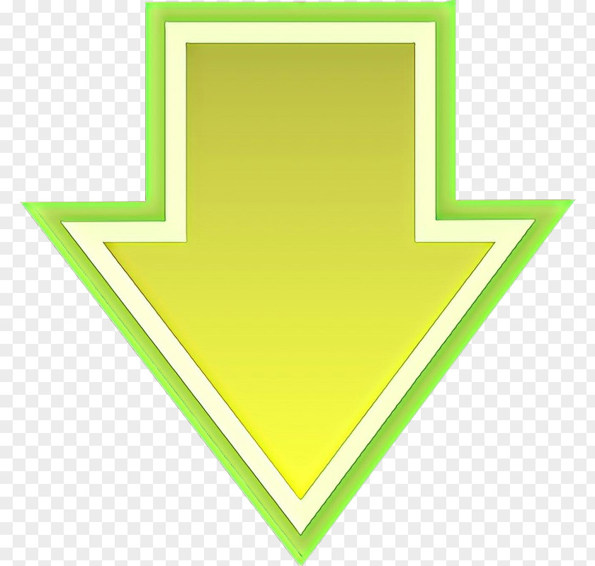 Symbol Yellow Arrow PNG