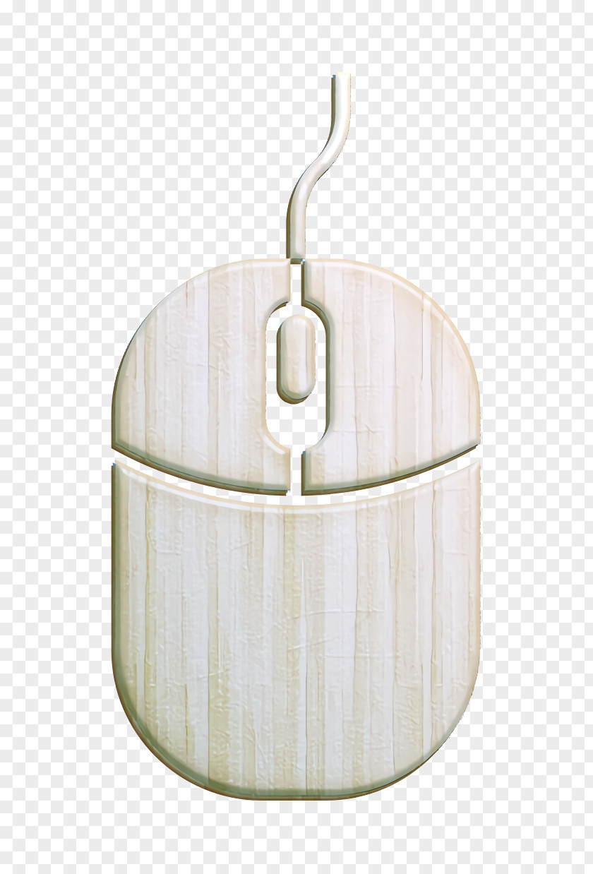 Technology Beige Click Icon Computer Device PNG