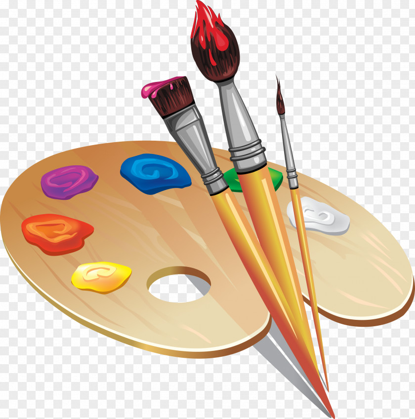 Watercolor Brush Stroke Palette Paintbrush Drawing PNG