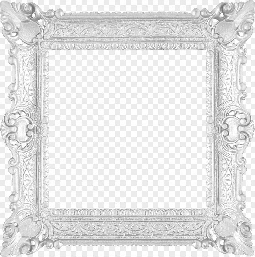 White Frame Picture Clip Art PNG