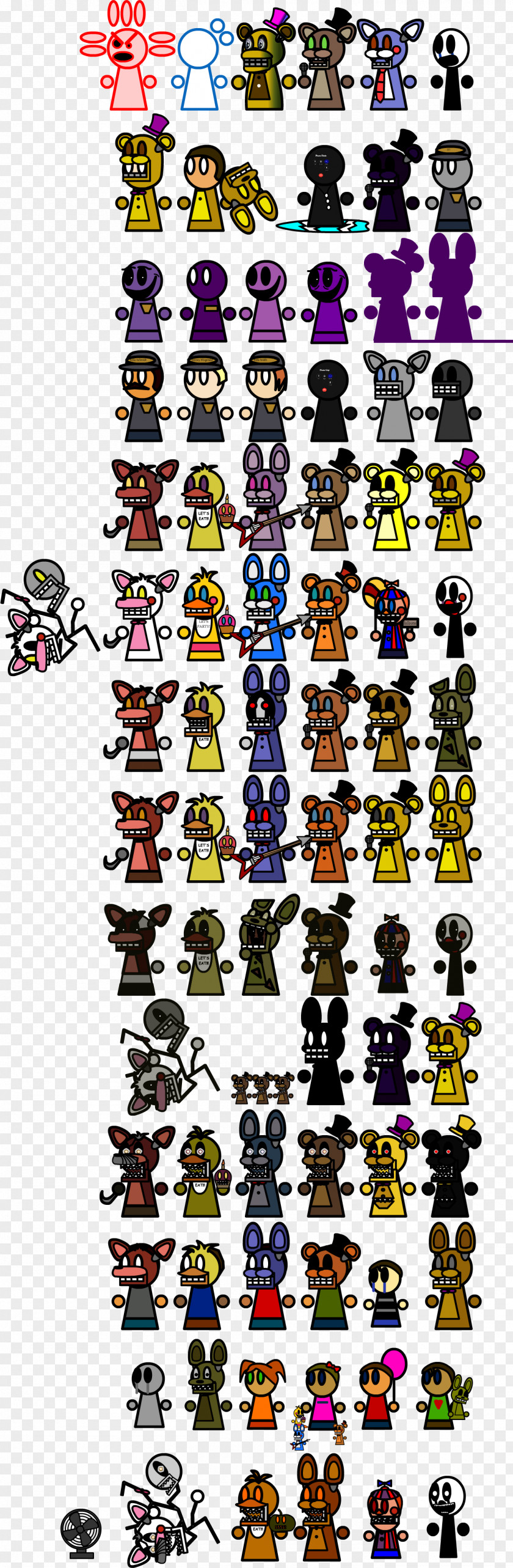 Countdown Five Days And Cartoon Characters Creativ Nights At Freddy's: Sister Location Freddy's 2 Character Animatronics PNG