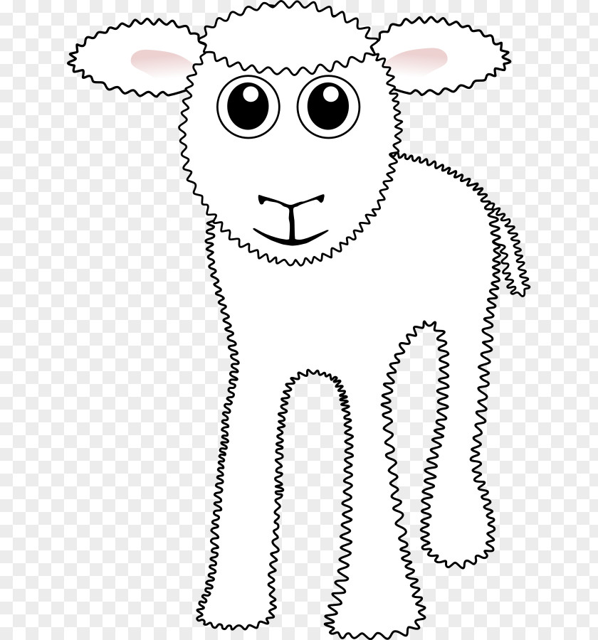 Funny Elephant Cartoon Black Sheep Lamb And Mutton Clip Art PNG
