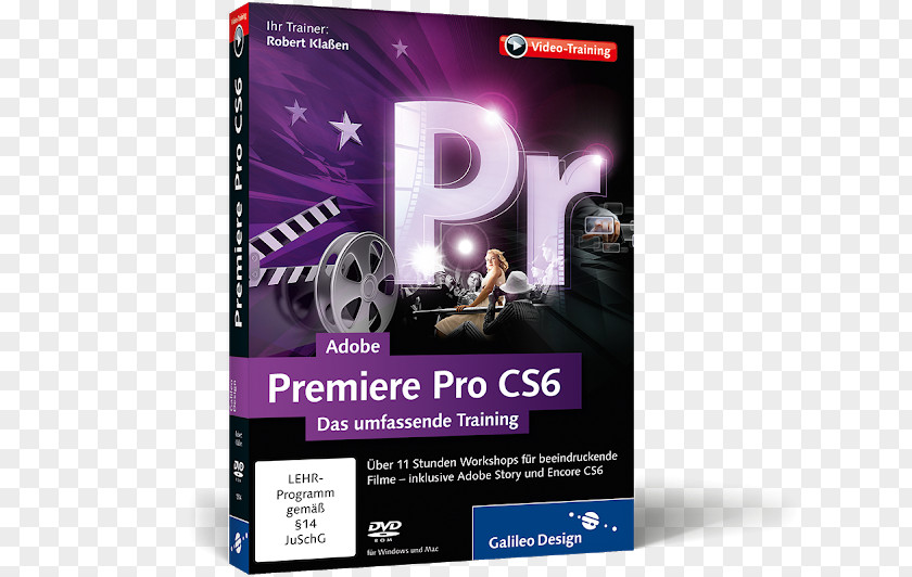 Inklusive Adobe Story Und Encore CS6 ; DVD-ROM Für Windows Mac Systems Premiere Pro CC, Cs6, Dvd-RomVideo Editor CS6: über 11 Stunden Workshops Beeindruckende Filme PNG