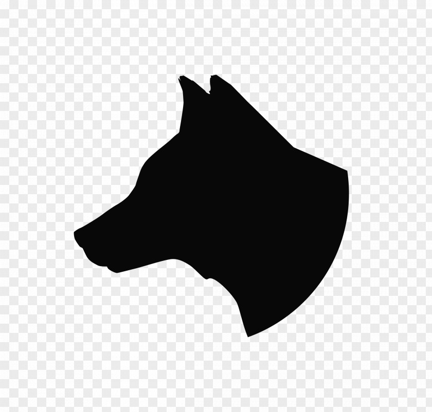 Mean Dog Silhouette Gray Wolf Clip Art PNG