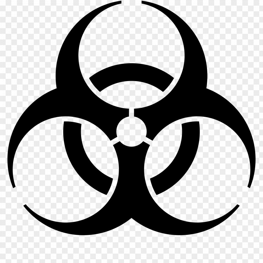 Symbol Biological Hazard Laboratory Warfare Clip Art PNG