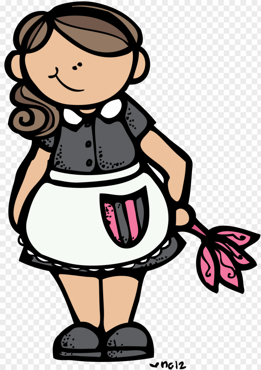 Black Housekeeper Cliparts Maid Service Cleaner Clip Art PNG