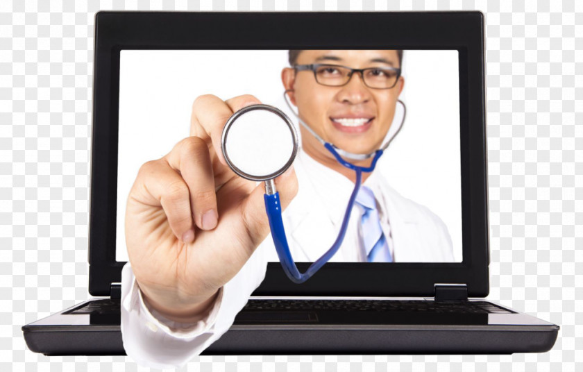 Doctor On Computer EHealth Health Care Medicine Physician PNG