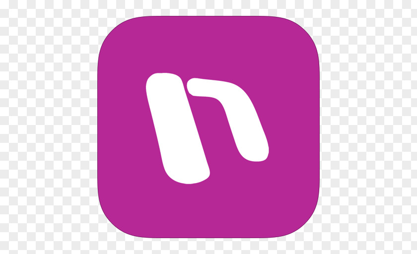MetroUI Office OneNote Pink Purple Text Symbol PNG