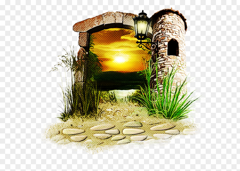Natural Landscape Grass Family Architecture PNG