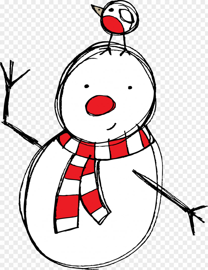 Snowman Santa Claus Christmas Clip Art PNG