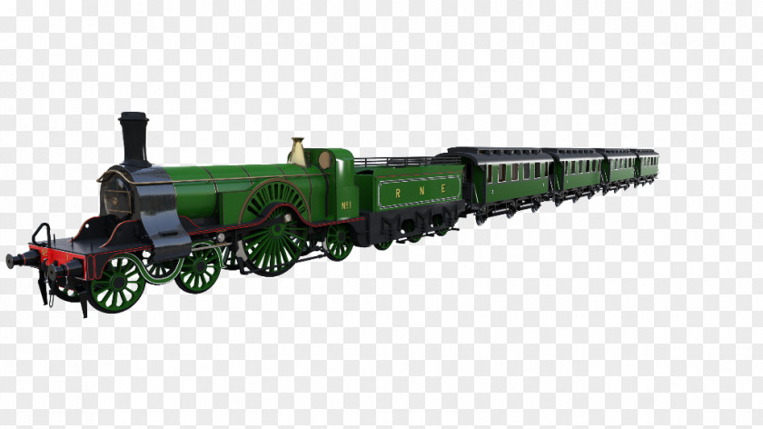 Steam Train Rail Transport Nation Commuter Passenger Car PNG