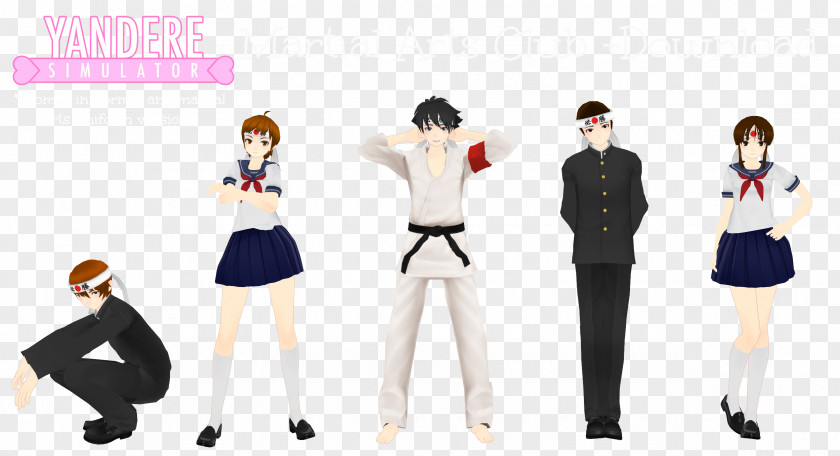 Yandere Simulator Martial Arts Drama Uniform Cartoon PNG