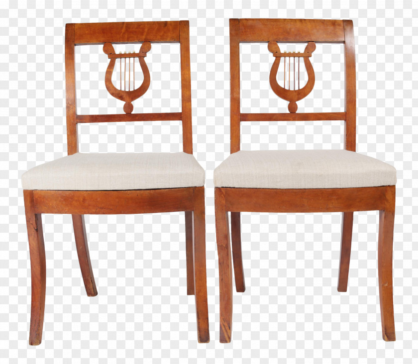 Dining Chair Table Biedermeier Designer Seat PNG