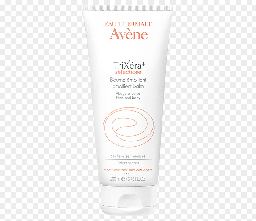 Balm Cream Lotion Sunscreen Skin Avène TriXera+ Geschmeidigmachender Balsam PNG