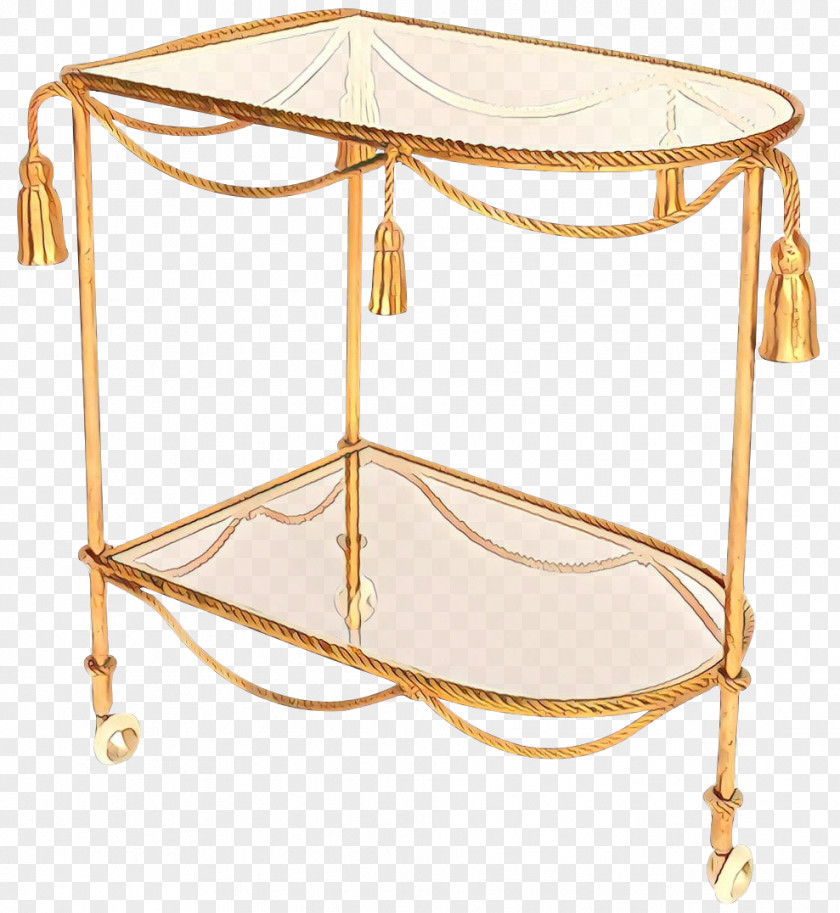 Coffee Table Canopy Bed Retro Background PNG