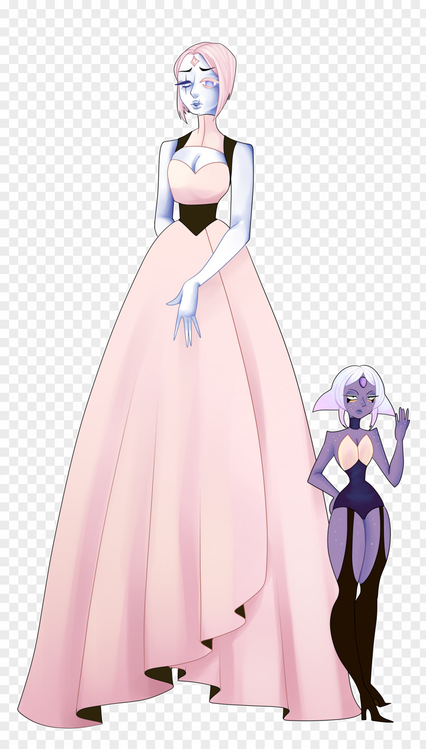 Synthetic Diamond Costume Design Gown Character Cartoon PNG