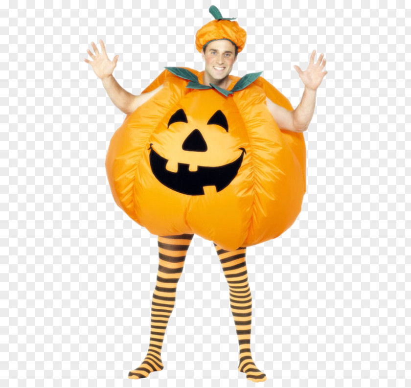 Costume Homme Party Inflatable Pumpkin Halloween PNG