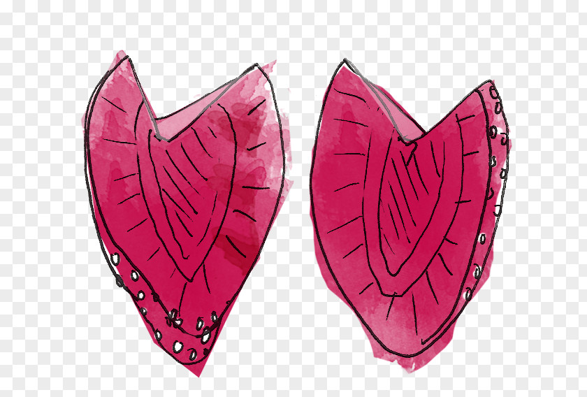 Design Pink M Heart PNG