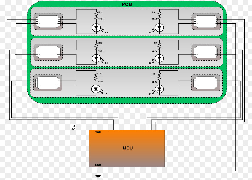 Light Light-emitting Diode Circuit Diagram Electronic PNG