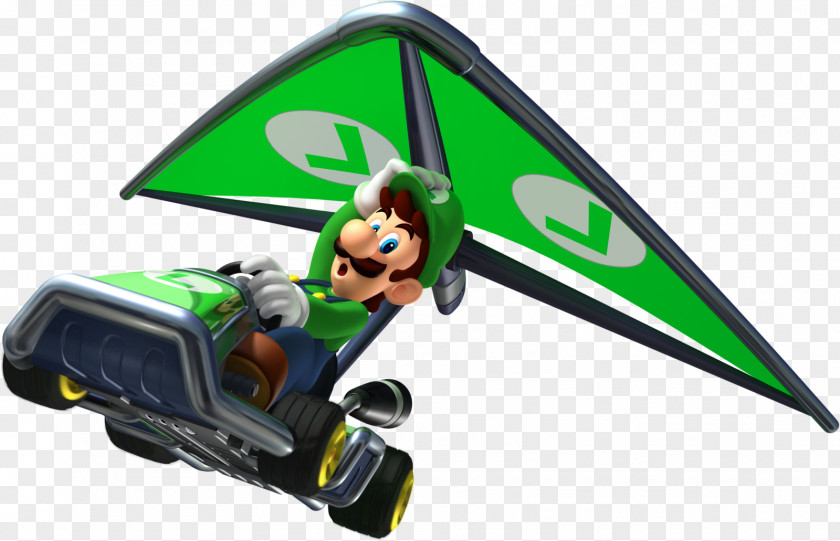Luigi Mario Kart 7 Bros. Bowser PNG