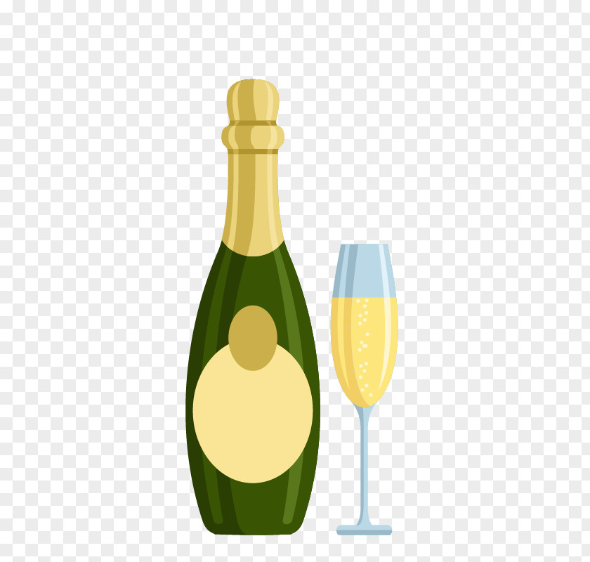 Champagne Gin Euclidean Vector Drink PNG