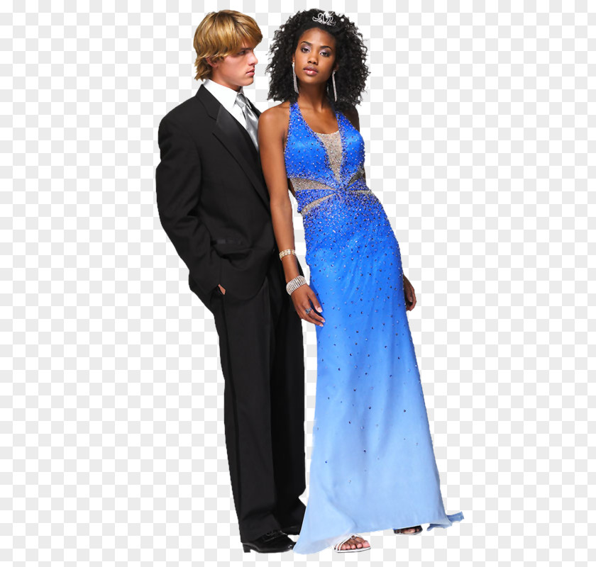 Cocktail Tuxedo Dress Prom Gown PNG