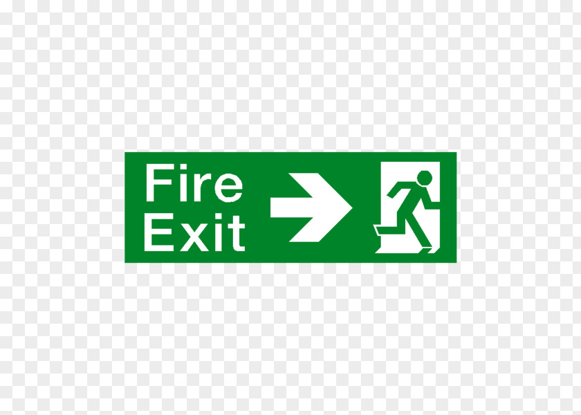 Fire Arrow Exit Sign Emergency Escape Safety Building PNG