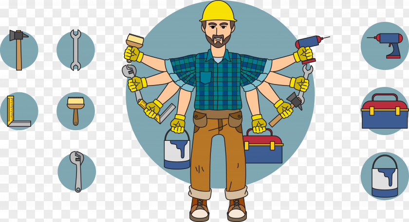 Painter's Service Tools Tool Laborer PNG