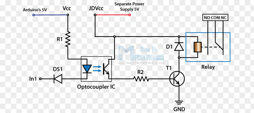 Di Circuit Board Relay Wiring Diagram Schematic Electronic PNG