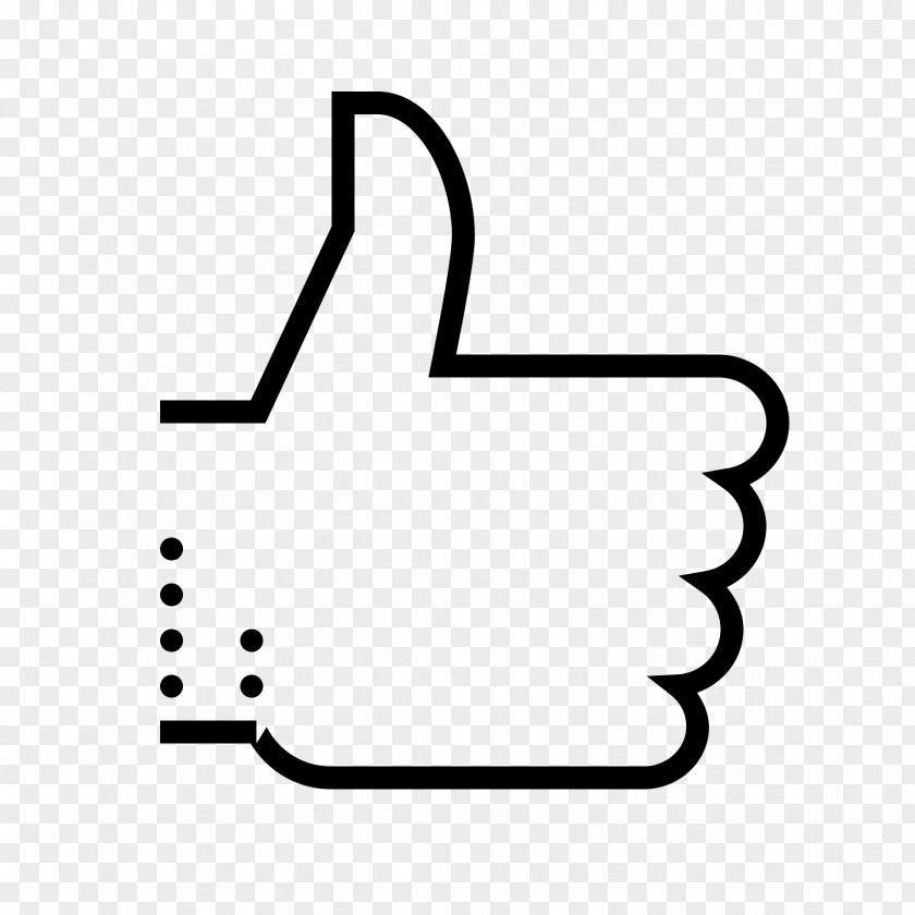 Finger Thumb Like Button PNG