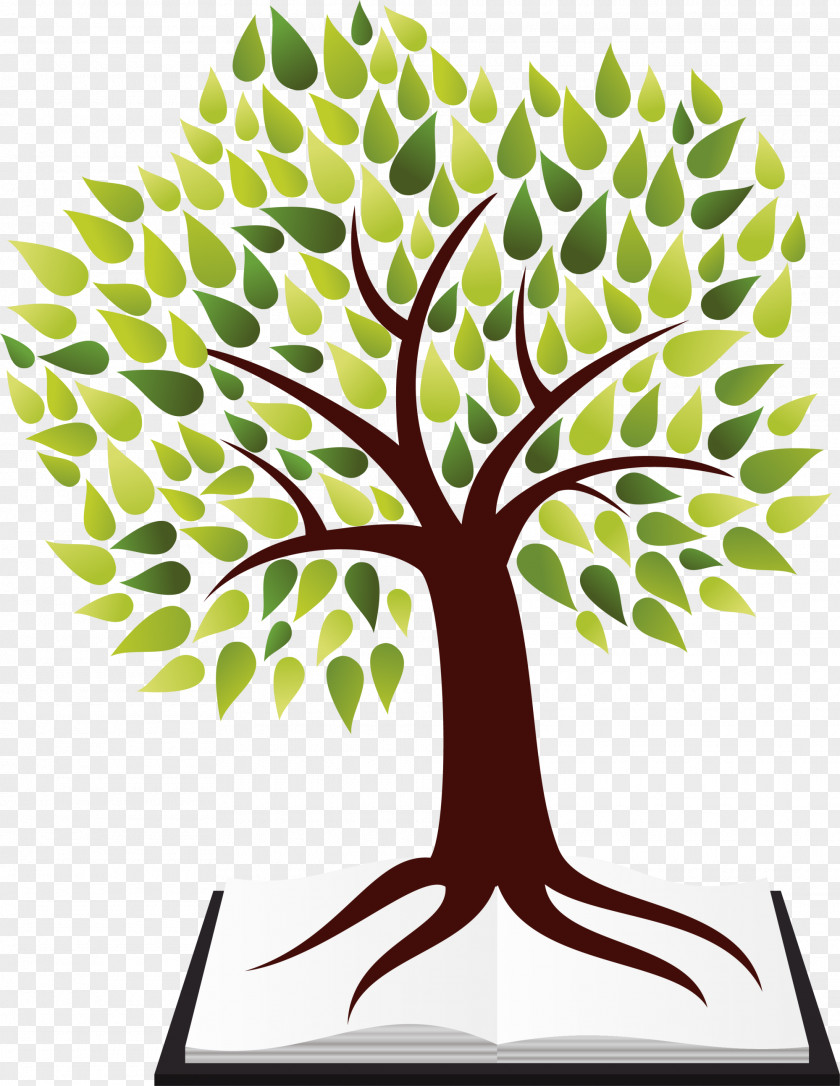 Green And Simple Trees Tree Creativity Logo Illustration PNG
