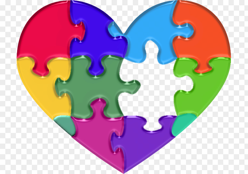 Heart Puzzle Jigsaw Puzzles Autistic Spectrum Disorders World Autism Awareness Day Child PNG