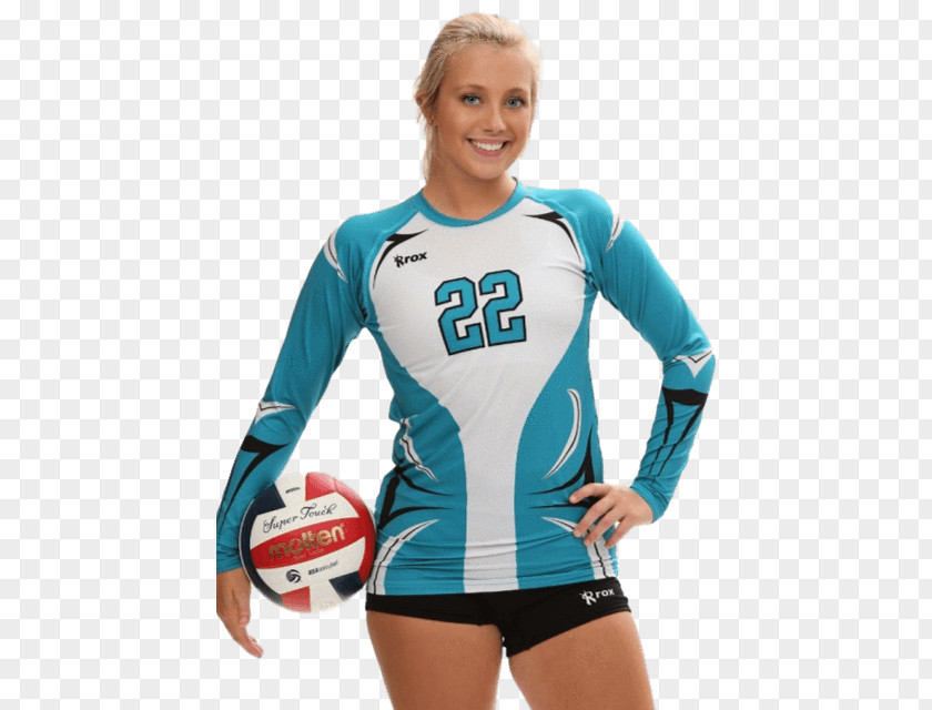 Women Volleyball Jersey Cheerleading Uniforms T-shirt PNG