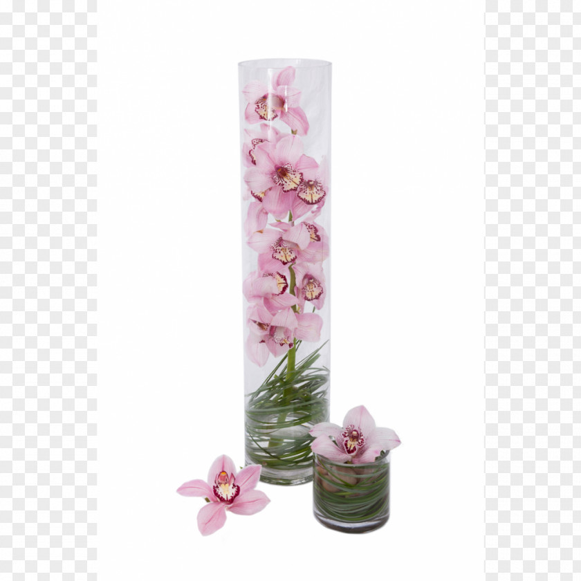 Blush Floral Cut Flowers Design Vase Artificial Flower PNG