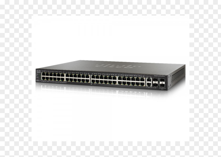 Cisco Switch Stackable Gigabit Ethernet Network Systems SG500-52P PNG