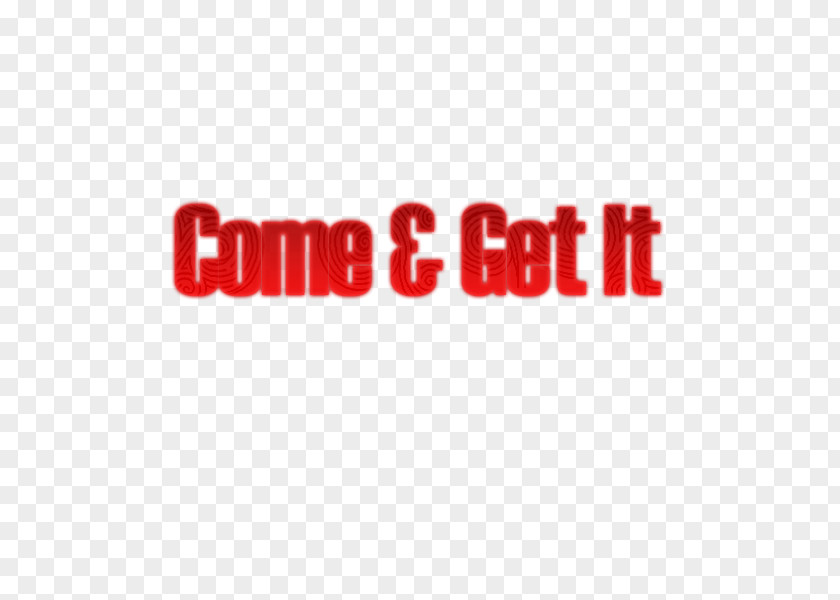 Come Get It Logo Brand Font PNG