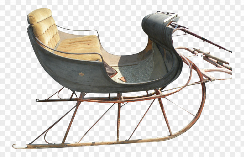 Horse Horse-drawn Vehicle Sled 19th Century Chair PNG