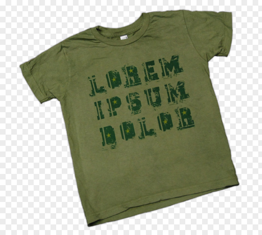 Lorem Ipsum T-shirt Sleeve Outerwear Green PNG